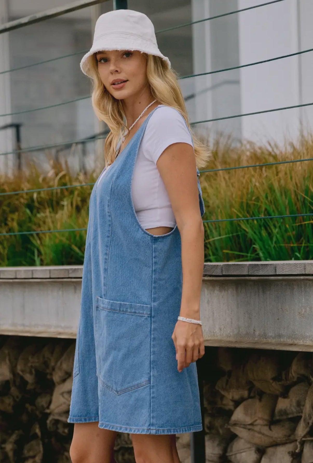 Sleeveless Denim Mini Dress – Tiger Lily Boutique TN
