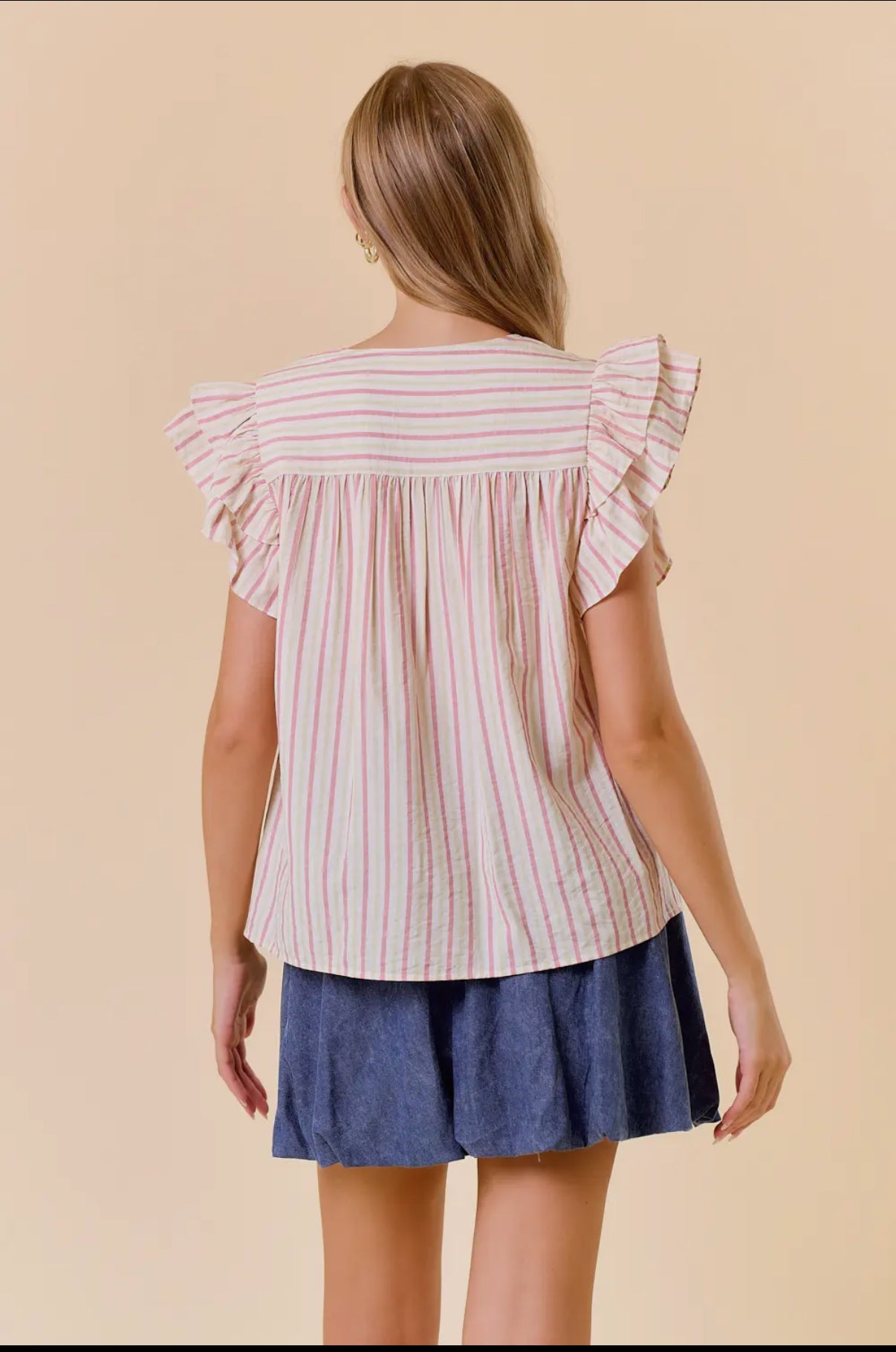 Strawberry Stripe Top