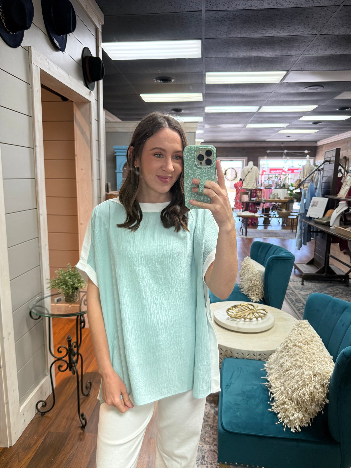 Seafoam Airflow Top