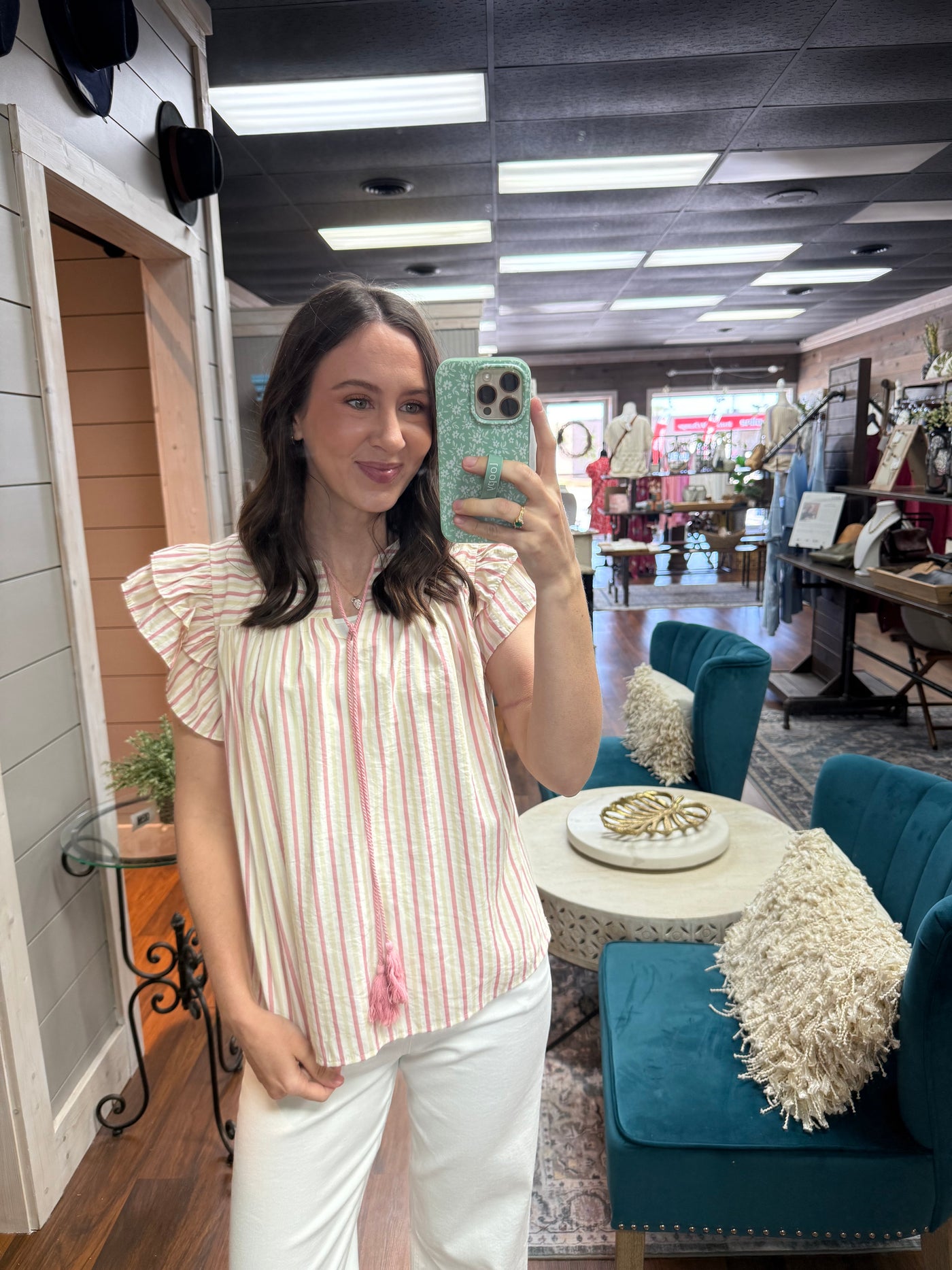 Strawberry Stripe Top
