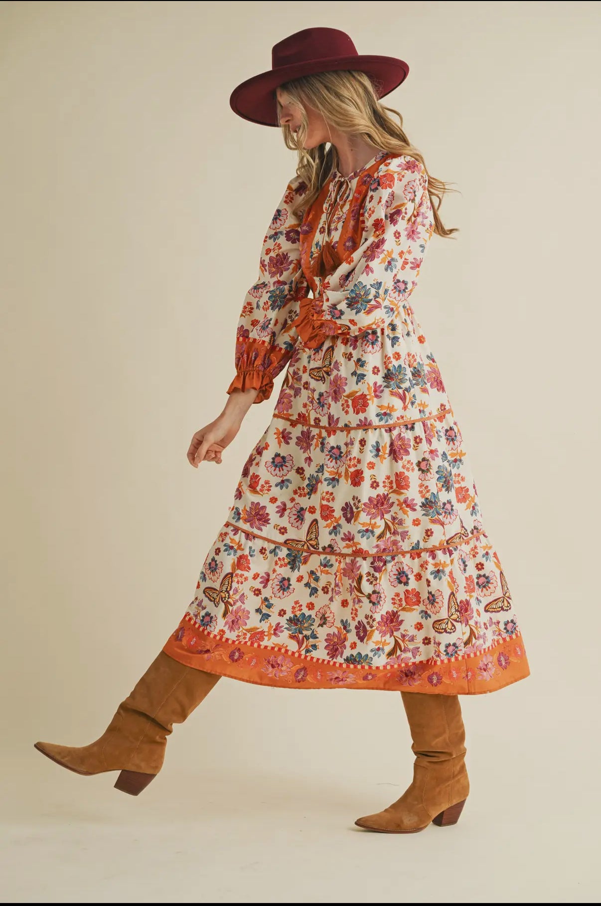 Enjoy The Day Floral Dress