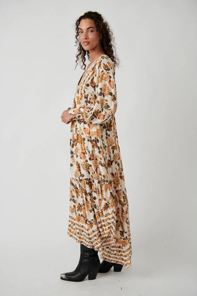Free People Rows Of Roses Maxi