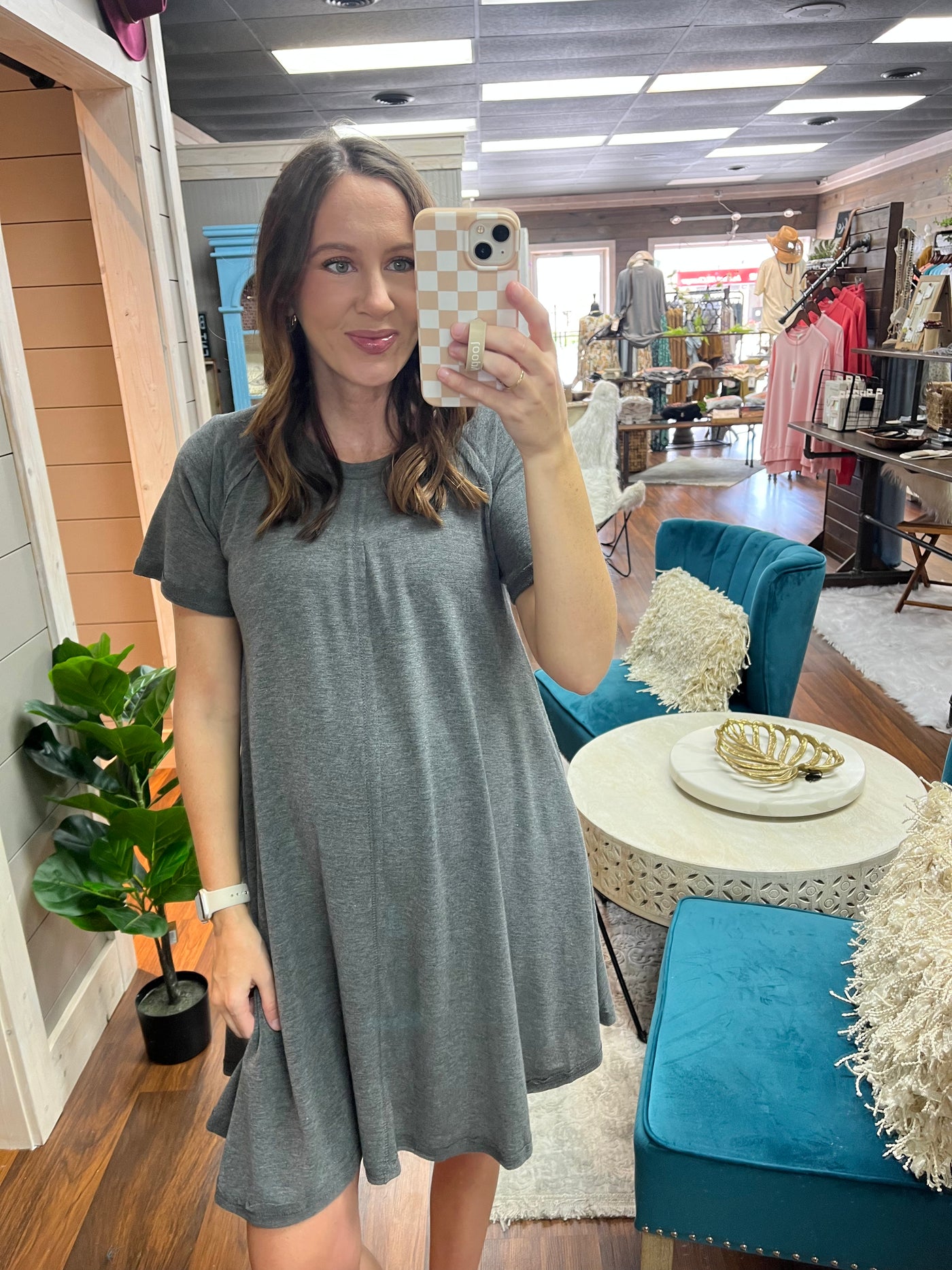 Smooth Moves Grey Dress