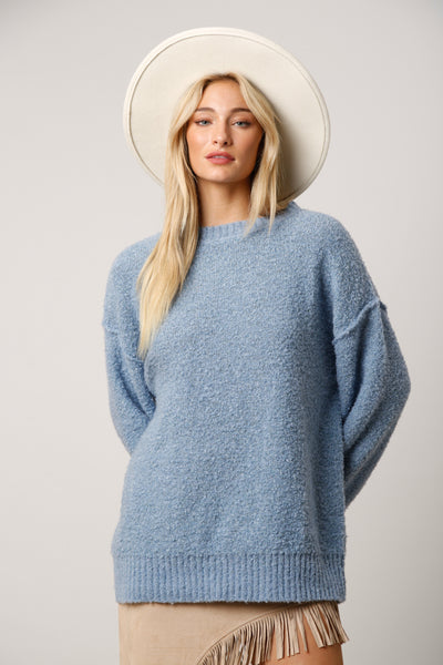 Hint Of Sparkle Sweater (Blue)