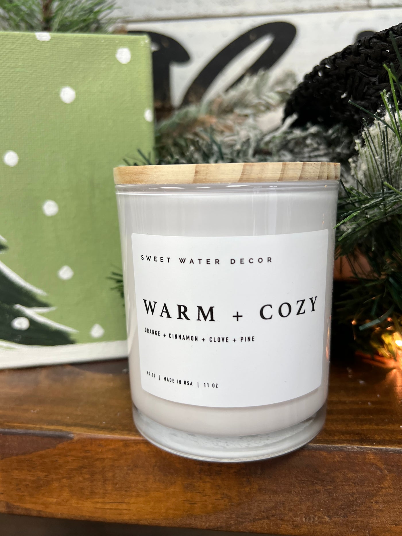 Warm & Cozy 11oz Candle