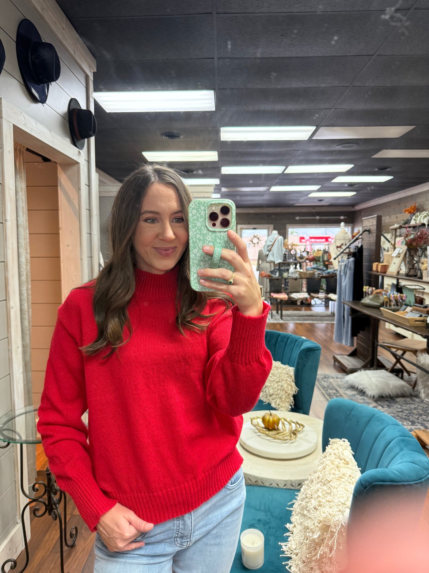 Cherry Glow Sweater