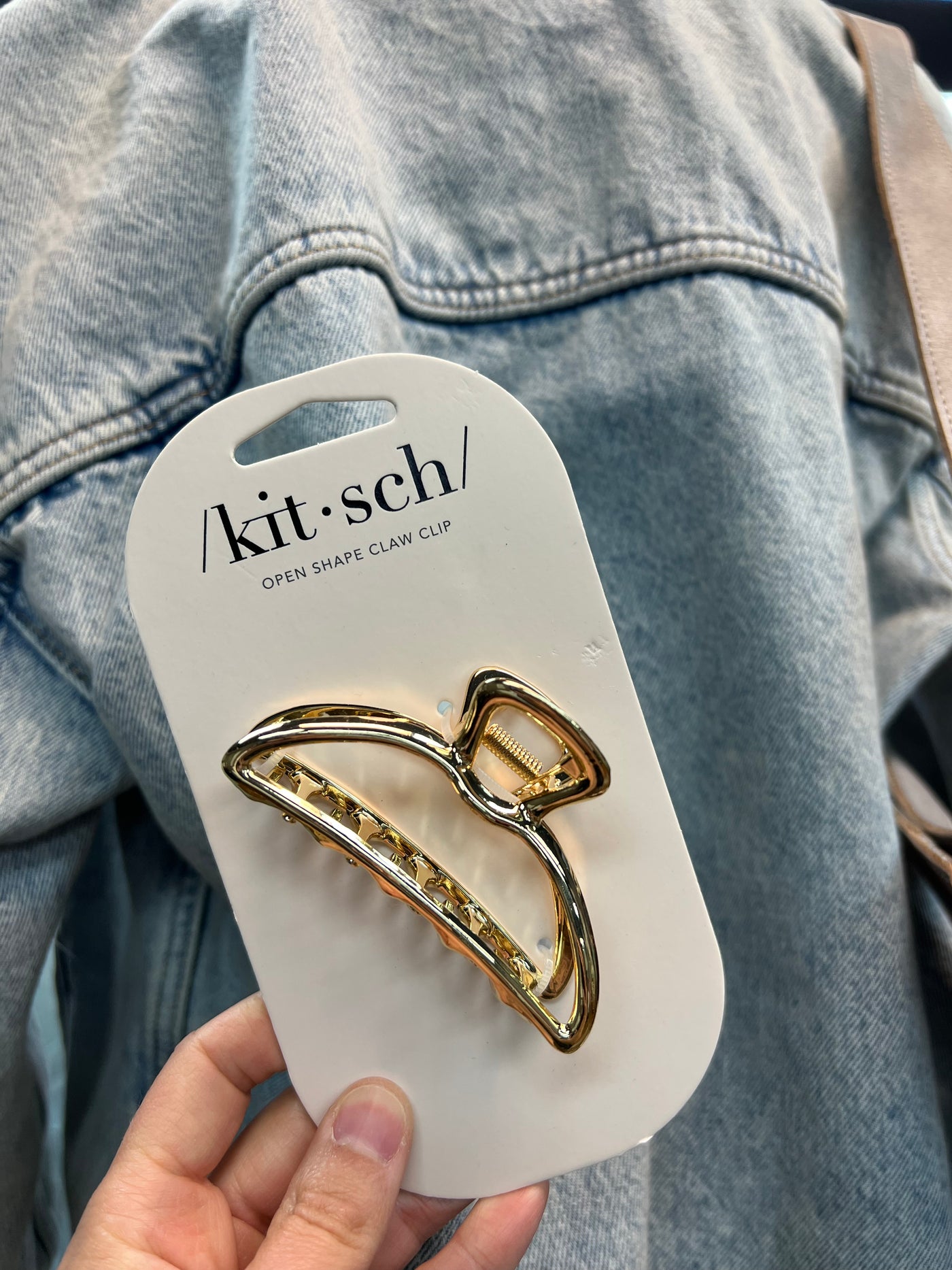 Kitsch Gold Claw Clip