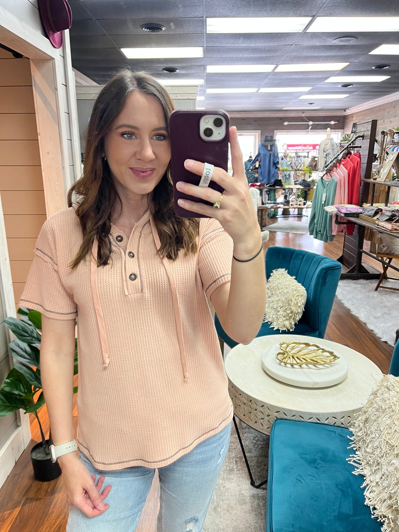 On The Go Blush Top