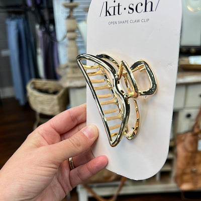 Kitsch Gold Claw Clip