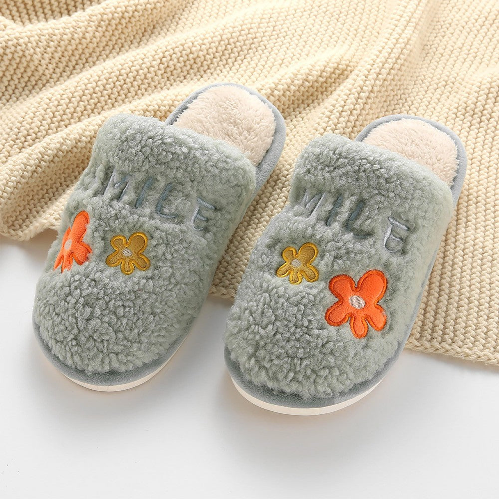 Olive "Smile" Daisy Slippers