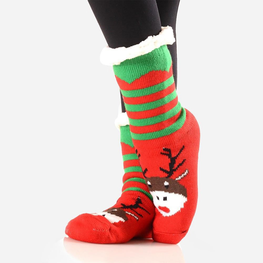 Christmas Sherpa Socks
