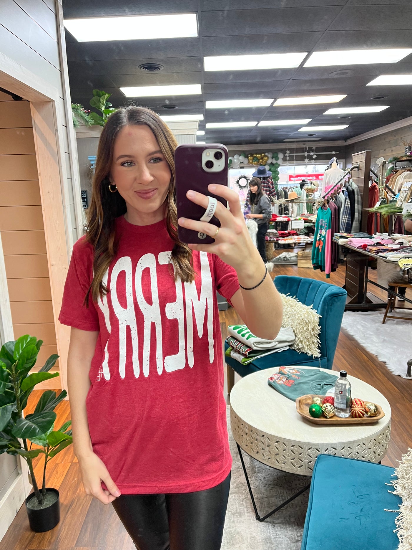 Red Merry Tee