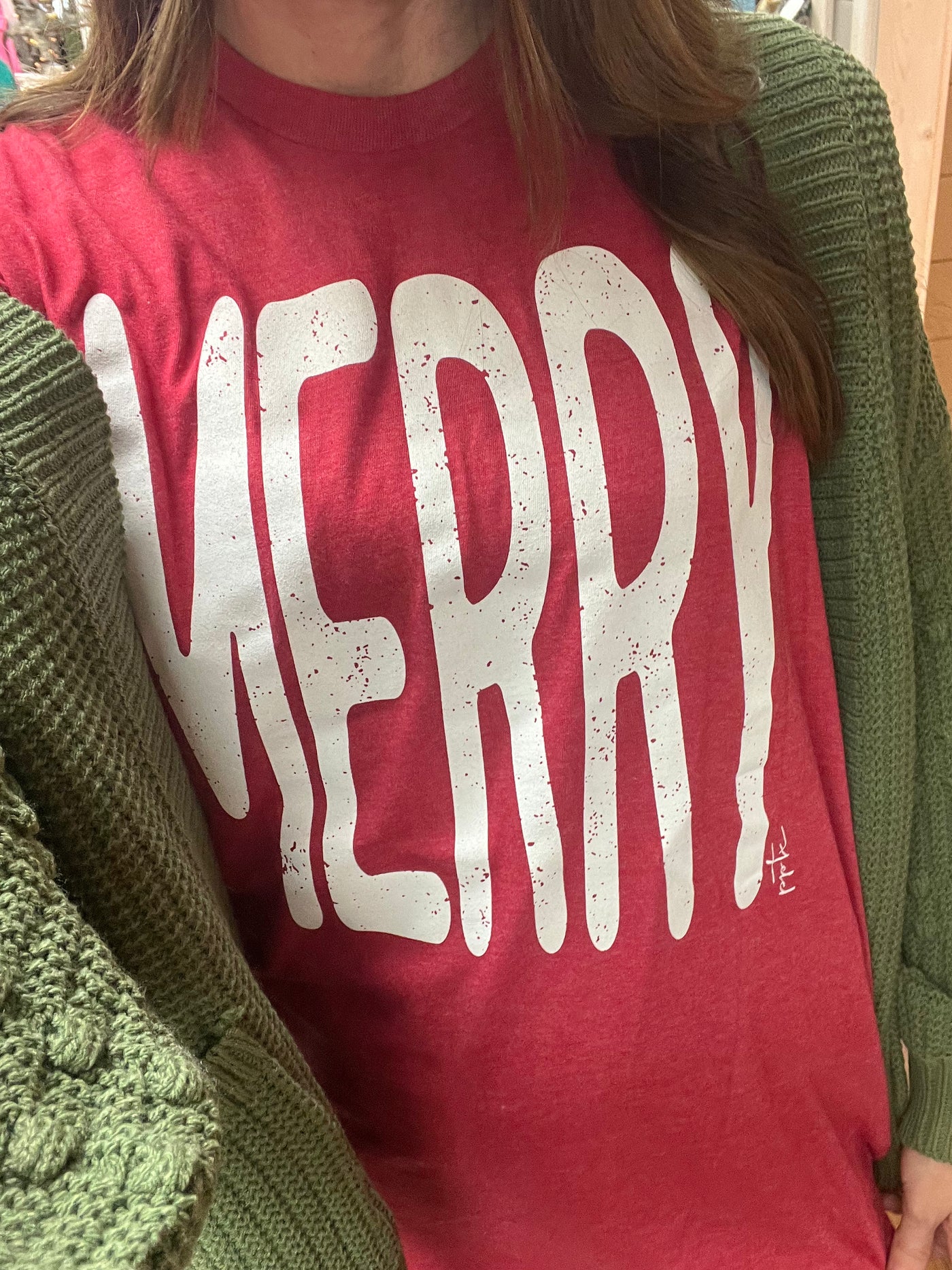 Red Merry Tee