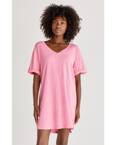 Z Supply V Neck T-Shirt Dress