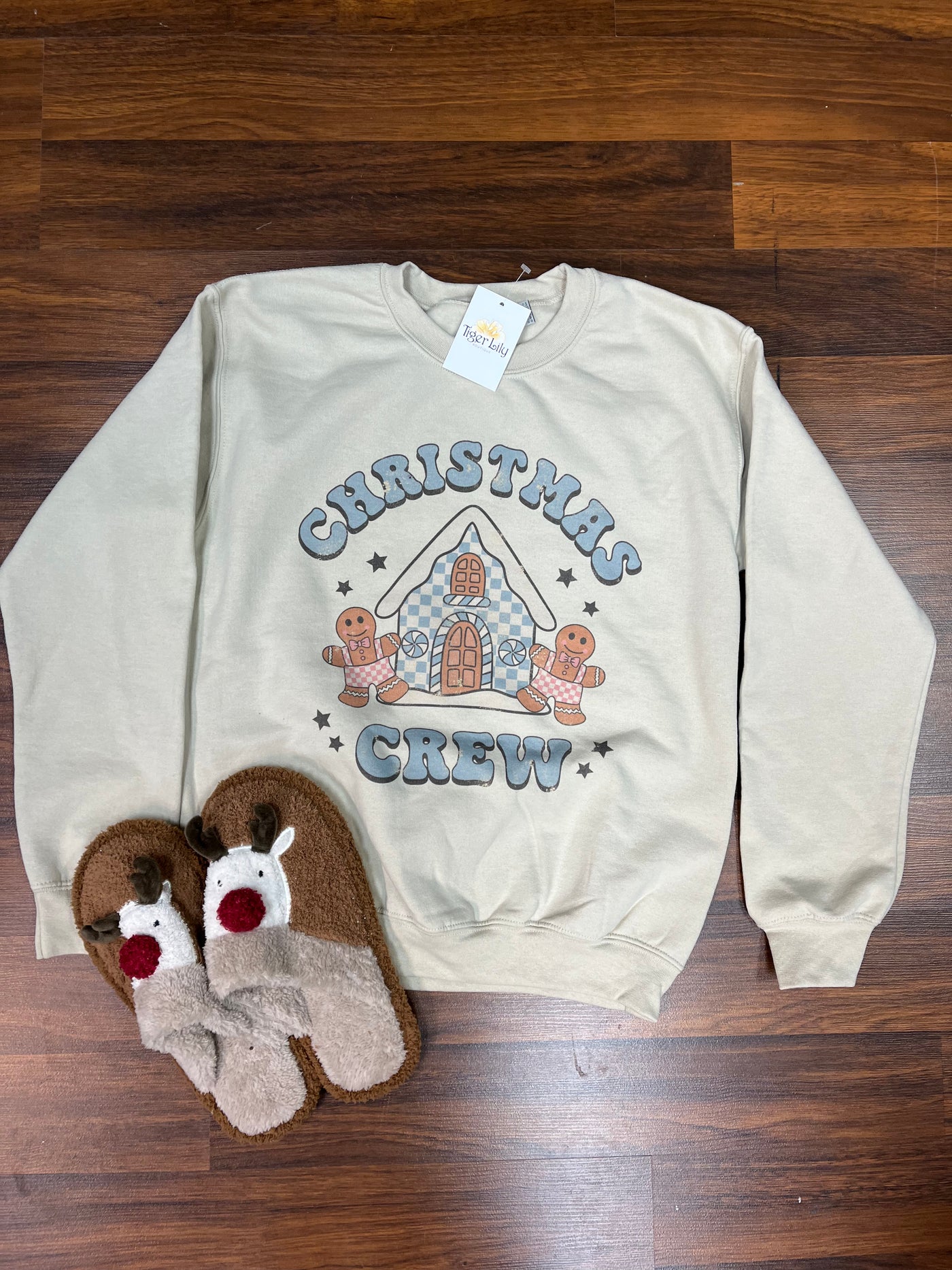 Christmas Crew Gingerbread Sweatshirt