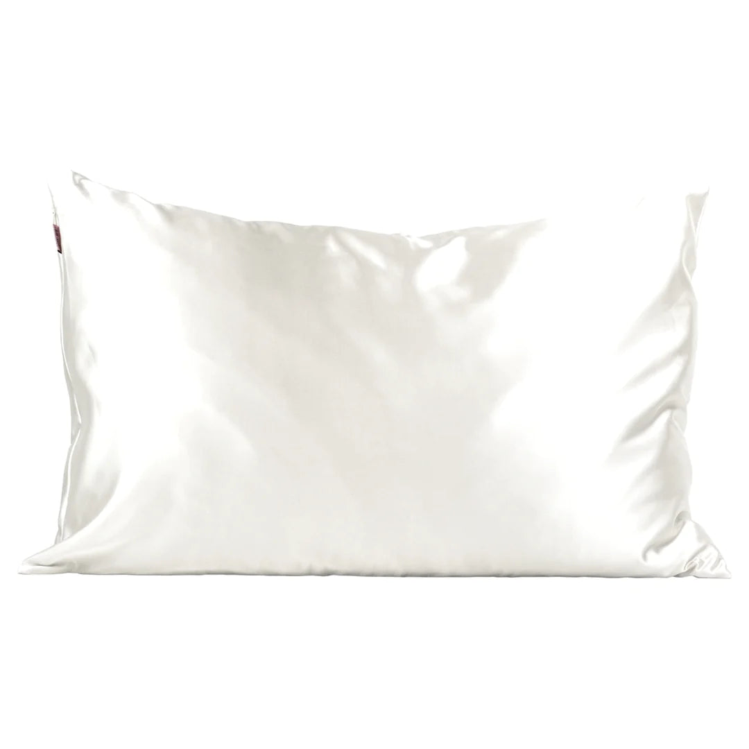 Ivory Satin Pillowcase