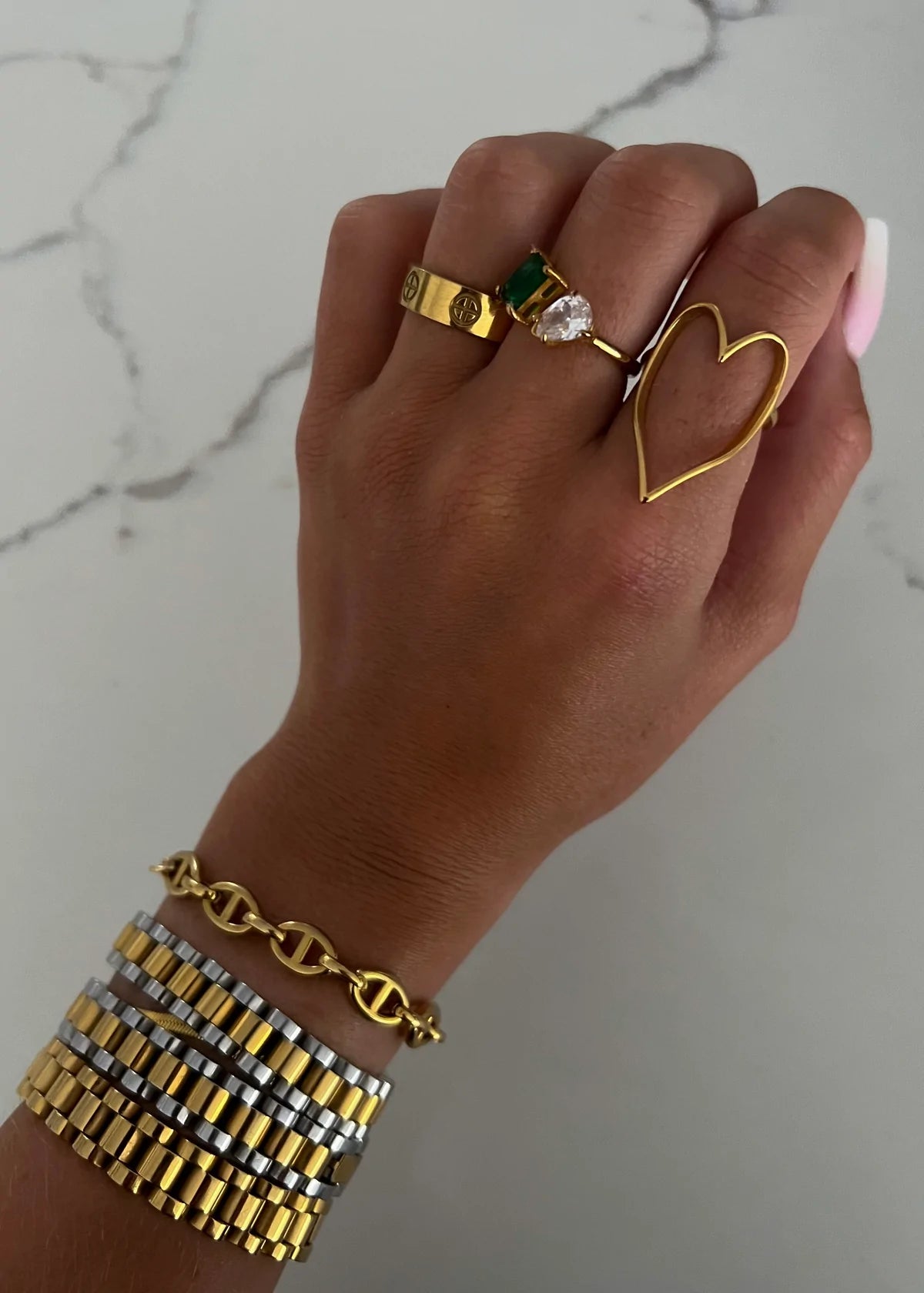 Gold Heart Ring (ChanSutt)